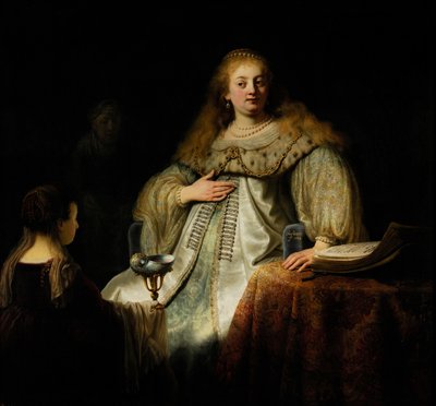 Artemisia by Rembrandt van Rijn